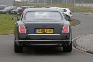 Шпионские снимки Bentley Mulsanne 2016 года 