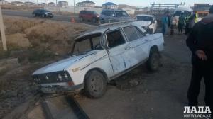 В Актау произошло массовое ДТП с участием пассажирского автобуса 