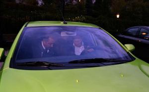 Путин за рулем Lada Vesta 