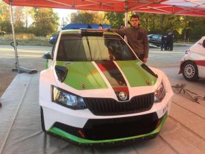 Николай Грязин первым из россиян протестировал Skoda Fabia R5 
