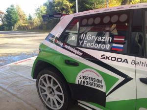 Николай Грязин первым из россиян протестировал Skoda Fabia R5 