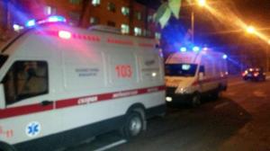 Крупное ДТП между инкассаторским и легковым авто произошло в Алматы 