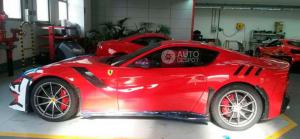 Сверхмощная версия Ferrari F12 замечена без камуфляжа