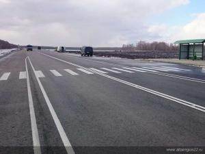 В Алтайском крае реконструировали 10 км дороги Барнаул — Камень-на-Оби