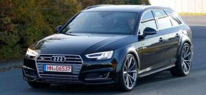 Новая Audi RS4 впервые замечена на тестах