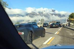 Шпионские снимки Bugatti Chiron 2016 года 