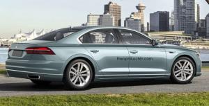 Рендеры Volkswagen Phaeton нового поколения 