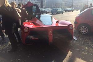 Ferrari LaFerrari спровоцировал аварию в Венгрии 