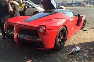 Ferrari LaFerrari спровоцировал аварию в Венгрии 
