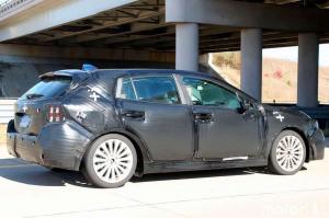 Новое поколение Subaru Impreza впервые замечено на тестах 