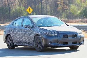 Новое поколение Subaru Impreza впервые замечено на тестах 