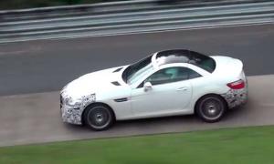 Обновленный Mercedes SLK испытали на Нюрбургринге