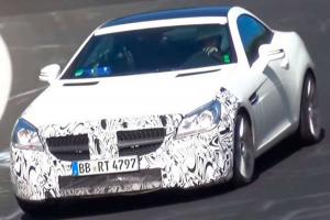 Обновленный Mercedes SLK испытали на Нюрбургринге 