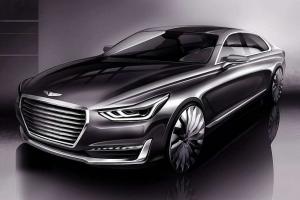 Премиальный Hyundai: опубликован дебютный тизер модели под брендом Genesis