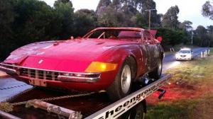 Угонщики сожгли похищенные у реставратора спорткары Ferrari 