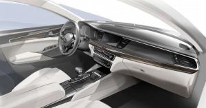 Kia опубликовала первые изображения нового седана Cadenza 