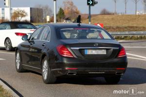 Шпионские снимки Mercedes-Benz S-Class 2017 года 