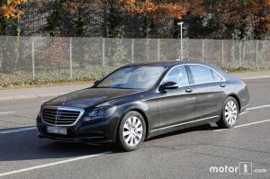 Шпионские снимки Mercedes-Benz S-Class 2017 года 