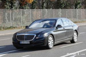 Шпионские снимки Mercedes-Benz S-Class 2017 года 