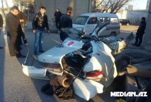 ДТП в Баку: автомобиль разорвало на части