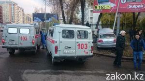 В Алматы уверенность девушки-водителя в том, что она проскочит перекресток, привела к ДТП