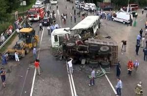 10 жертв одного автобуса в Казахстане