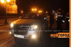 Автомобиль департамента таможенного контроля ЗКО загнали на штрафстоянку