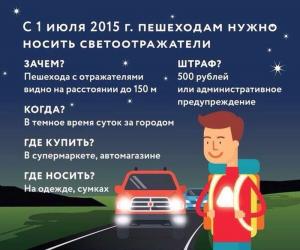 ГД отклонила законопроект, обязывающий пешеходов носить светоотражающие элементы в темное время суток