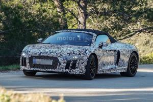 Шпионские снимки Audi R8 Spyder 2016 года 