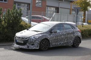 Шпионские снимки Hyundai i30 N 2017 года 