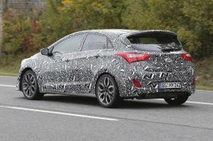 Шпионские снимки Hyundai i30 N 2017 года 
