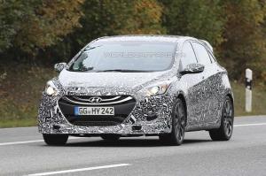 Шпионские снимки Hyundai i30 N 2017 года 