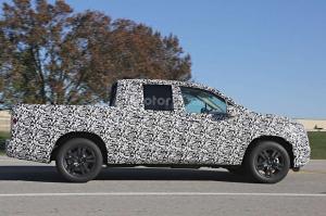 Шпионские снимки Honda Ridgeline 2017 года 