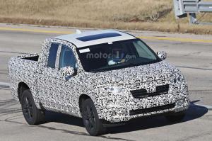Шпионские снимки Honda Ridgeline 2017 года 