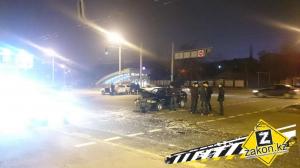 В Алматы поторопившийся водитель спровоцировал тройное ДТП с двумя пострадавшими