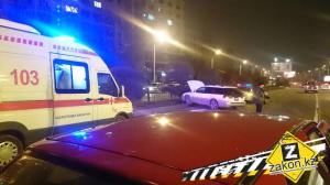 В Алматы поторопившийся водитель спровоцировал тройное ДТП с двумя пострадавшими