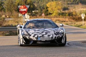 Шпионские снимки McLaren 570S GT 2017 года 