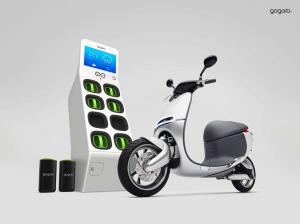 Электроскутер Gogoro Smartscooter и сеть электрозаправок