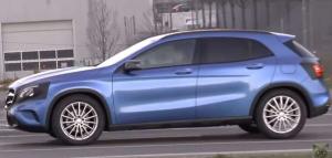 Обновлённый Mercedes GLA заметили на дорогах