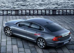 Первые снимки Volvo S90 2016 года 