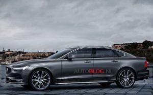 Первые снимки Volvo S90 2016 года 
