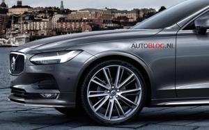 Первые снимки Volvo S90 2016 года 