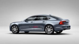 Первые снимки Volvo S90 2016 года 