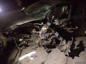 В Алматинской области из-за грубого нарушения ПДД произошло ДТП