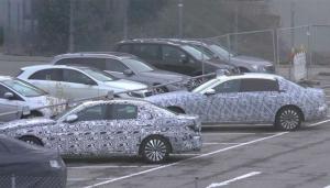 Удлиненная версия Mercedes E-Class впервые замечена на тестах