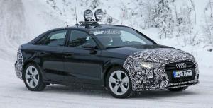 На тестах впервые замечен обновлённый седан Audi A3 Sedan 2016 модельного года