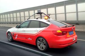 Беспилотный BMW 3-Series компании Baidu 
