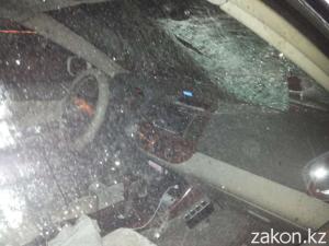 В Алматы Toyota Camry сбила пешехода 