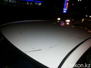 В Алматы Toyota Camry сбила пешехода 