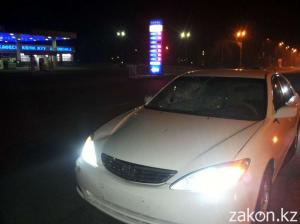 В Алматы Toyota Camry сбила пешехода 